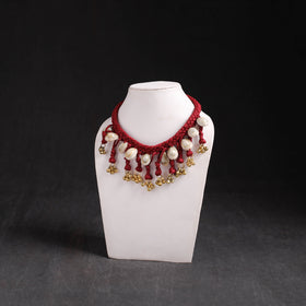 Lambani Thread & Seashell Work Necklace 14