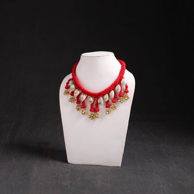 Lambani Thread & Seashell Work Necklace 13