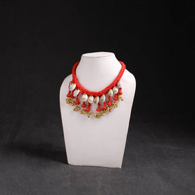 Lambani Thread & Seashell Work Necklace 12