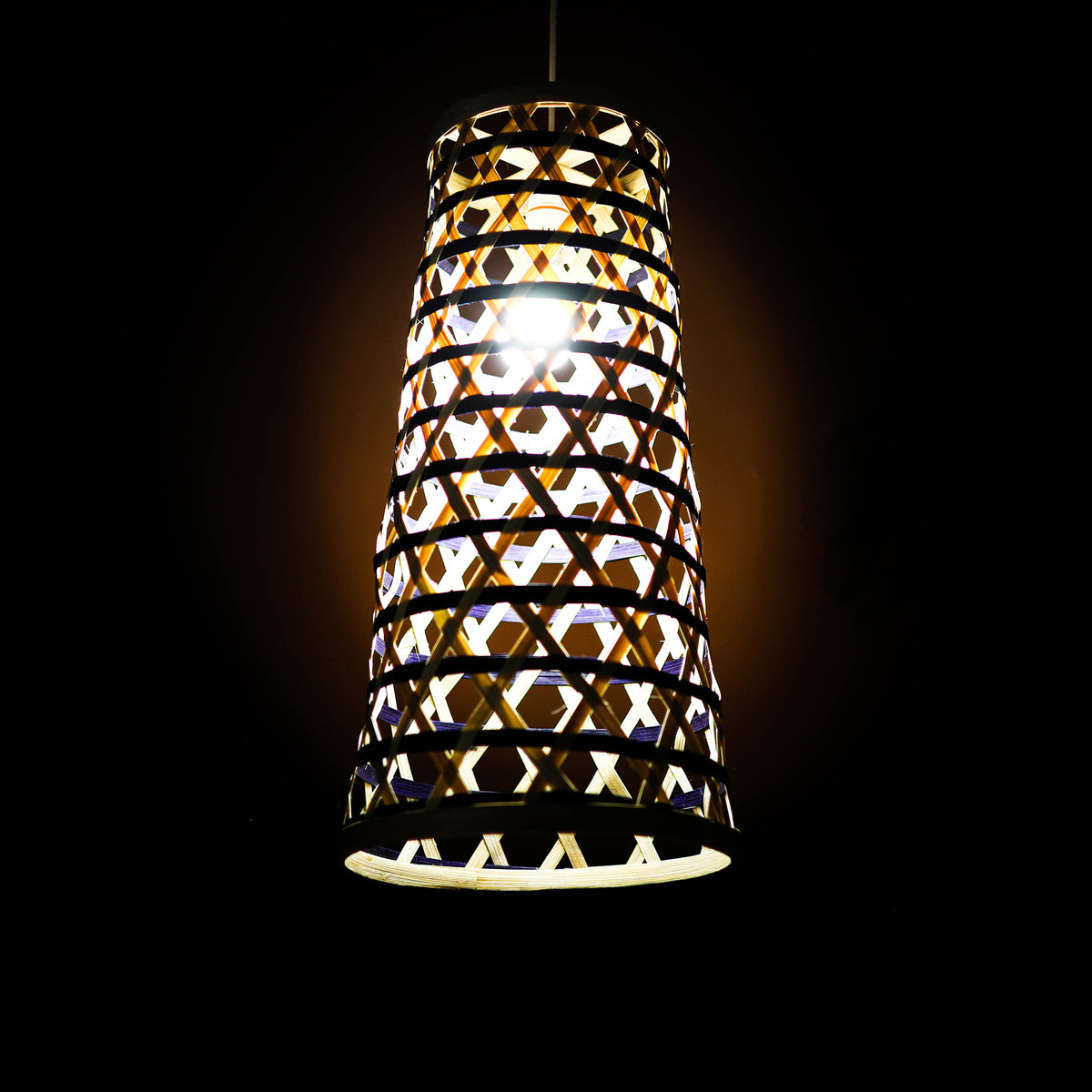 Greenkraft Velune Handcrafted Bamboo Lamp for Home Decor 49
