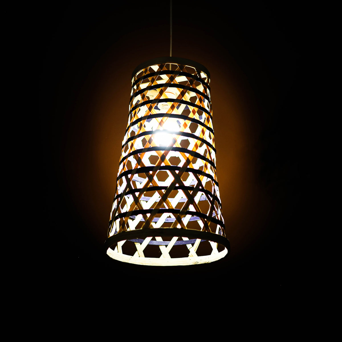 Greenkraft Velune Handcrafted Bamboo Lamp for Home Decor 52