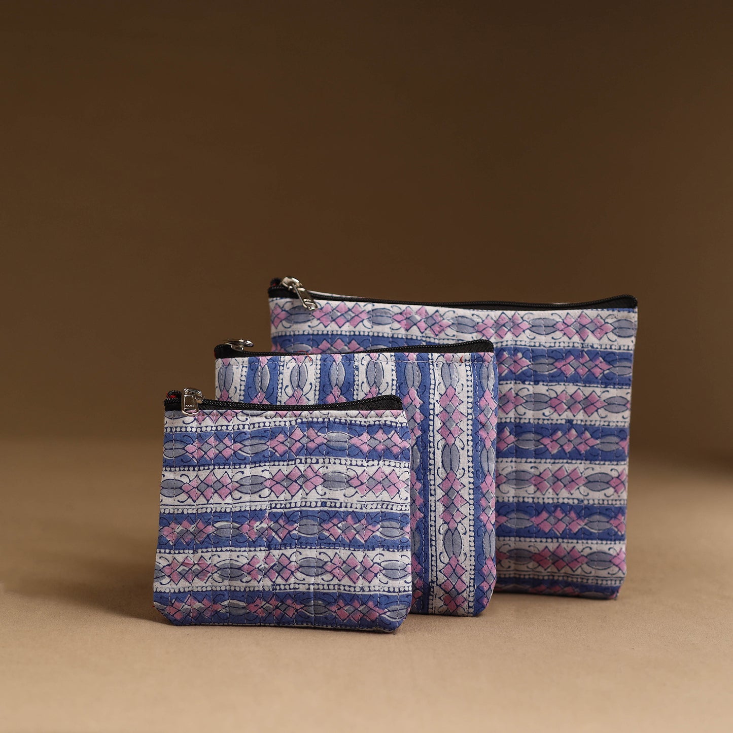 Handmade Cotton Utility Pouch Set 08