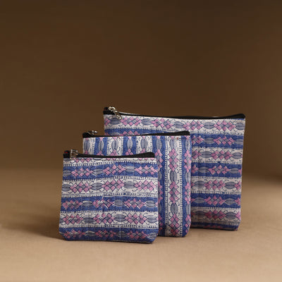 Handmade Cotton Utility Pouch Set 08