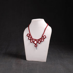Lambani Thread & Mirror Work Necklace 02