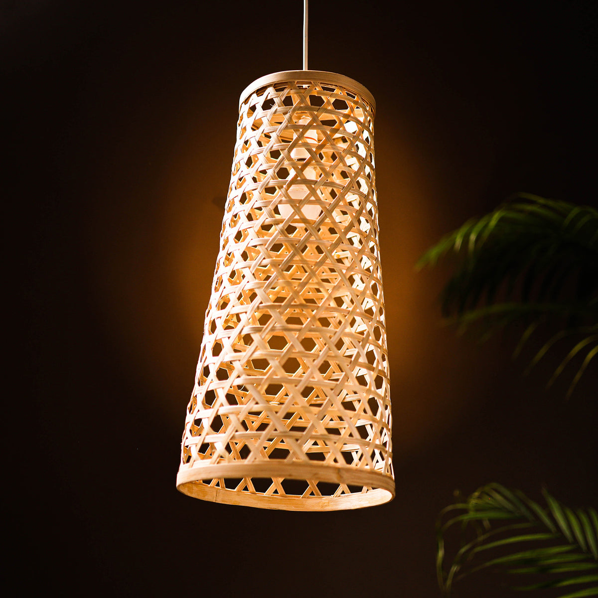 Greenkraft Velune Handcrafted Bamboo Lamp for Home Decor 51