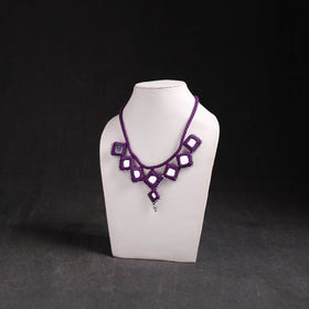 Lambani Thread & Mirror Work Necklace 01