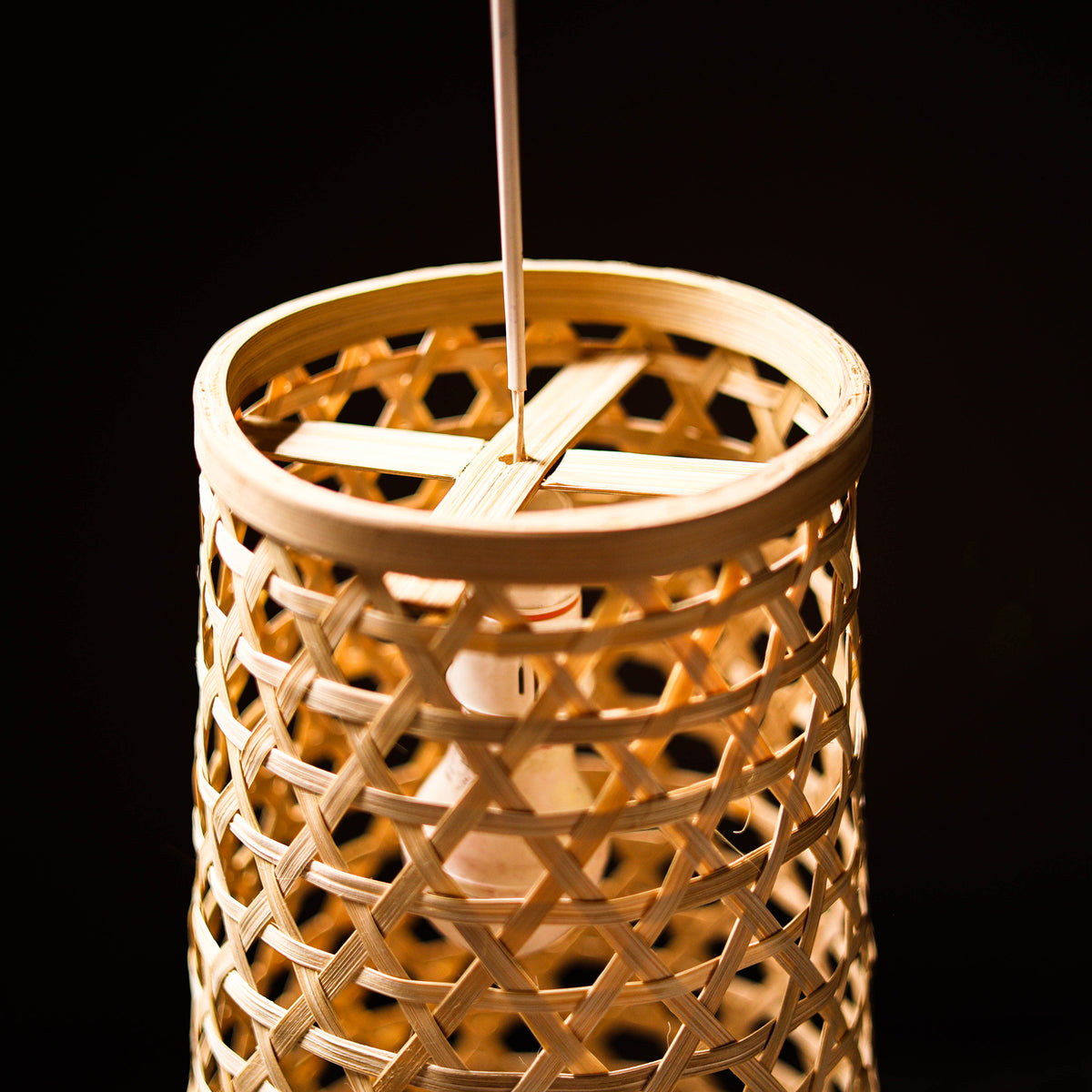 Greenkraft Velune Handcrafted Bamboo Lamp for Home Decor 51