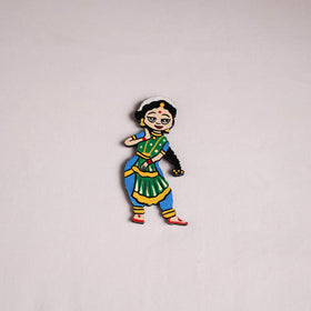 Dancing Doll Handpainted Wooden Fridge Magnet 10