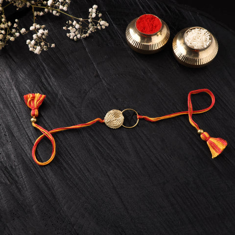 Tribal Dokra Brass Rakhi by Miharu 26