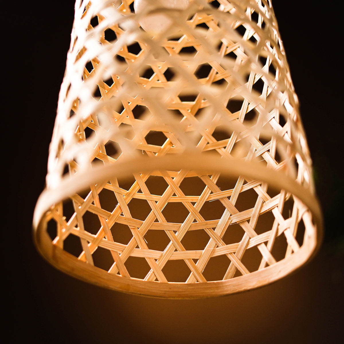 Greenkraft Velune Handcrafted Bamboo Lamp for Home Decor 48