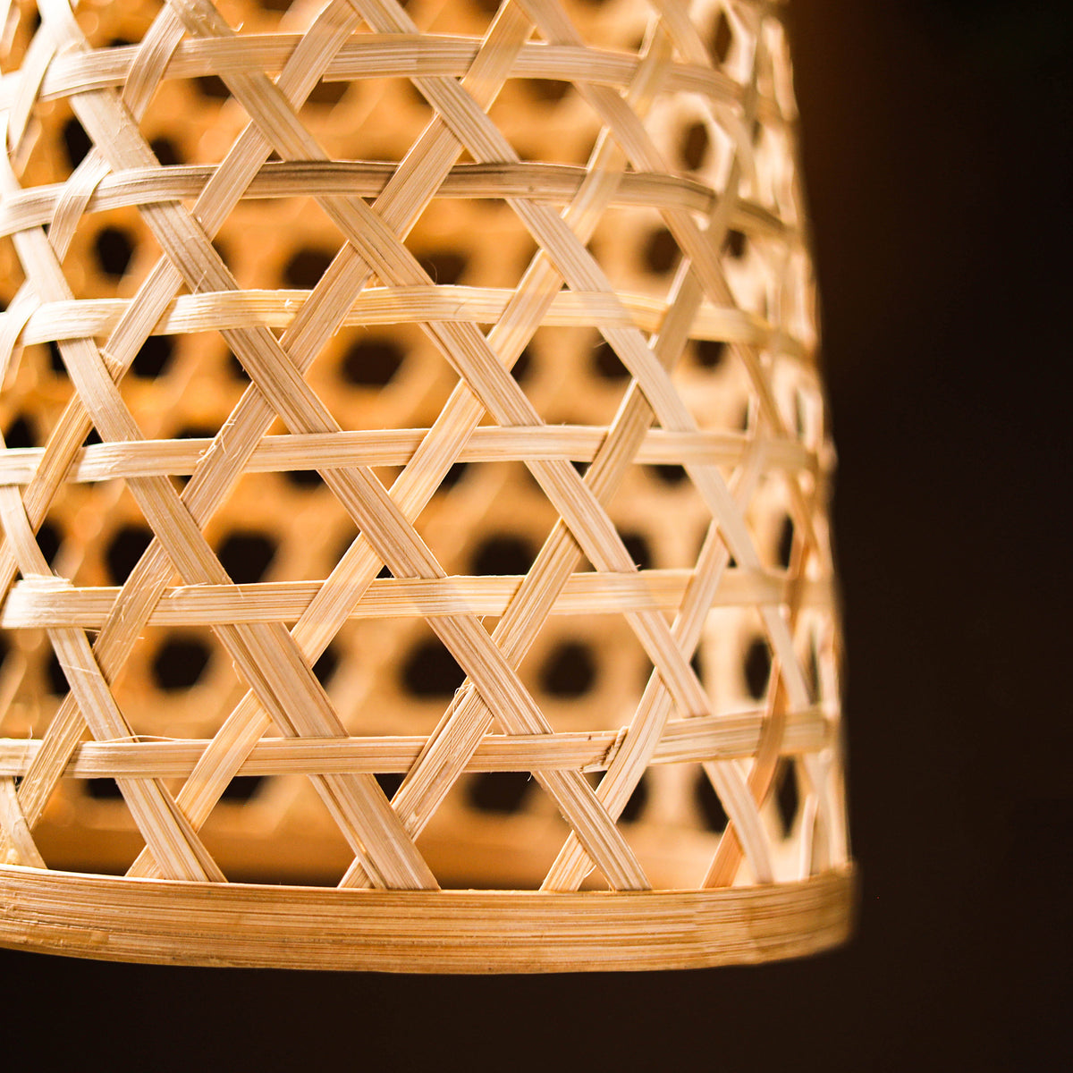 Greenkraft Velune Handcrafted Bamboo Lamp for Home Decor 48