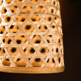 Greenkraft Velune Handcrafted Bamboo Lamp for Home Decor 48