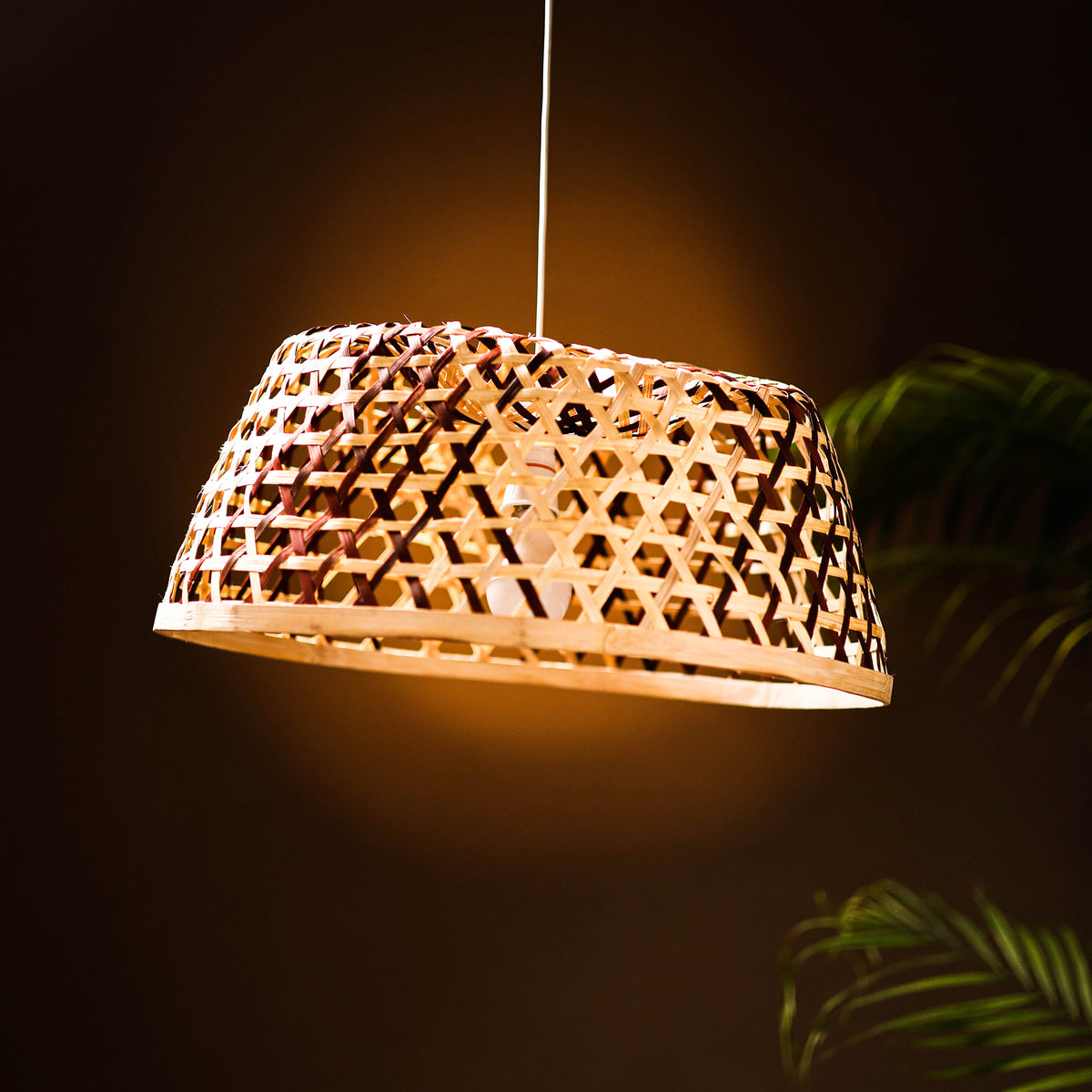Greenkraft Zorel Handcrafted Bamboo Lampshade for Home Decor 47