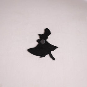 Dancing Doll Handpainted Wooden Fridge Magnet 03