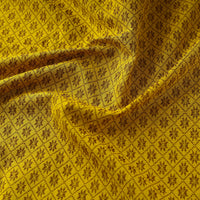 Yellow - Prewashed Cotton Jacquard Fabric 21