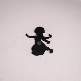Dancing Doll Handpainted Wooden Fridge Magnet 05