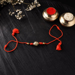 Tribal Dokra Brass Rakhi by Miharu 15
