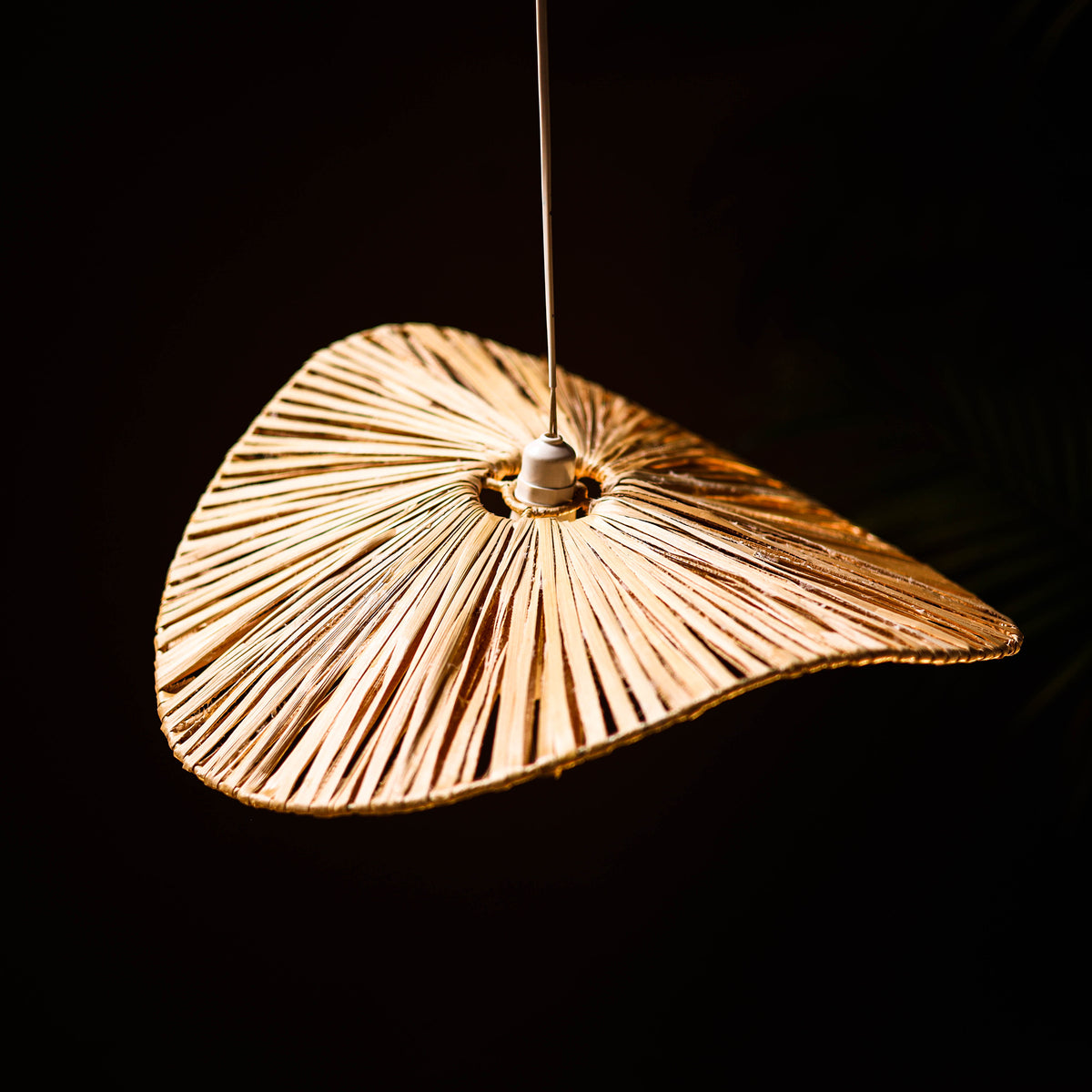 Greenkraft Petal Handcrafted Banana Bark Lampshade for Home Decor 63