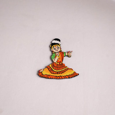 Dancing Doll Handpainted Wooden Fridge Magnet 11