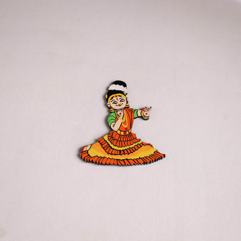 Dancing Doll Handpainted Wooden Fridge Magnet 11