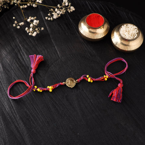 Tribal Dokra Brass Rakhi by Miharu 16