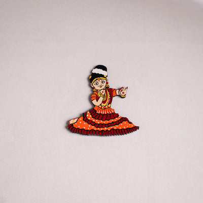 Dancing Doll Handpainted Wooden Fridge Magnet 12