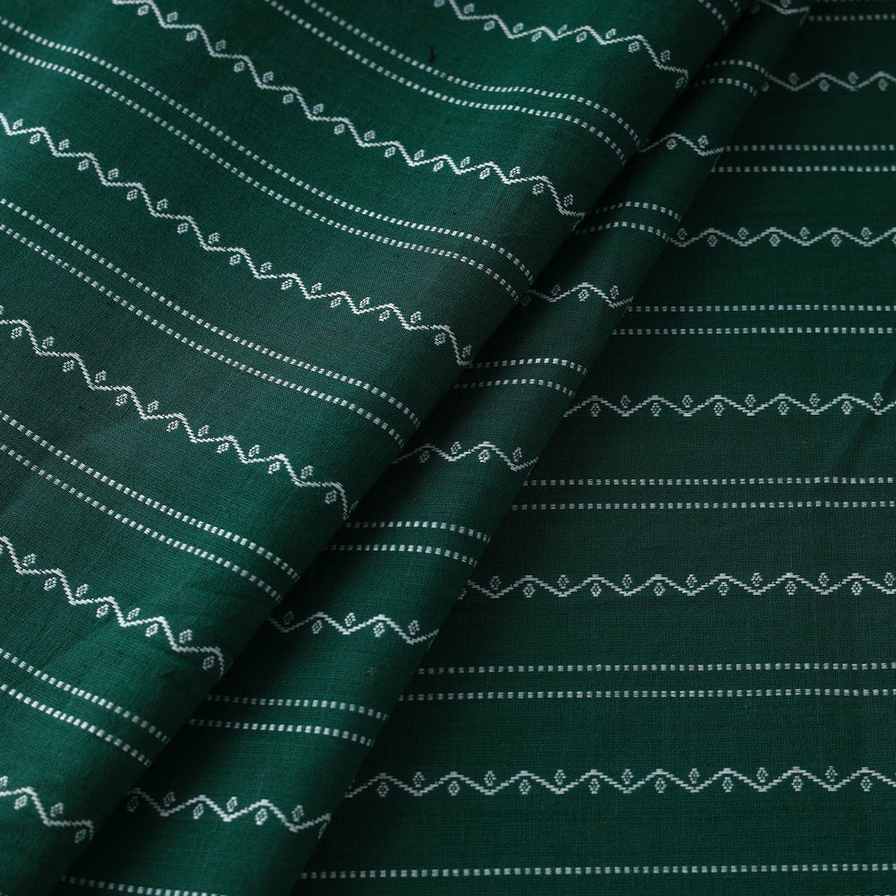 Green - Prewashed Cotton Jacquard Fabric 25