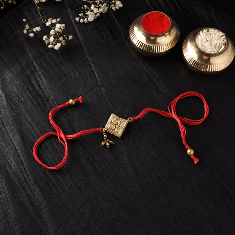 Tribal Dokra Brass Rakhi by Miharu 27