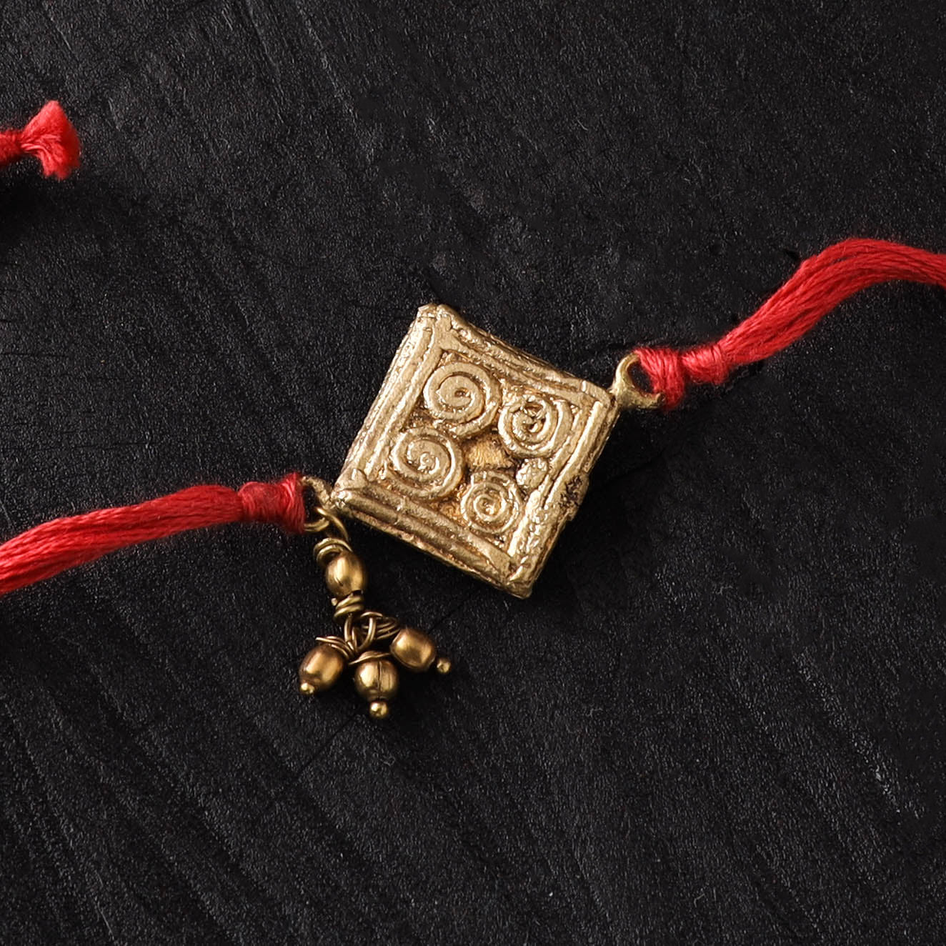 Tribal Dokra Brass Rakhi by Miharu 27