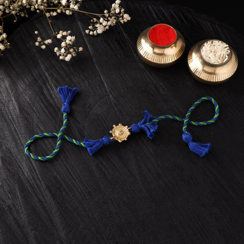 Tribal Dokra Brass Rakhi by Miharu 19