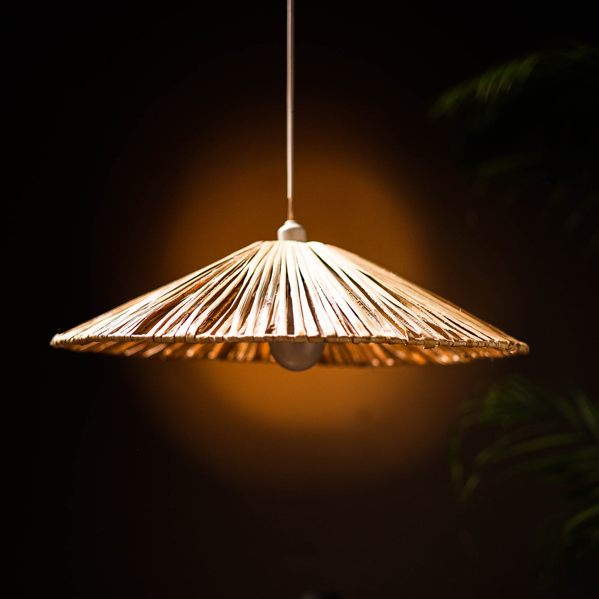 Greenkraft Solane Handcrafted Banana Fiber Lampshade for Home Decor 61