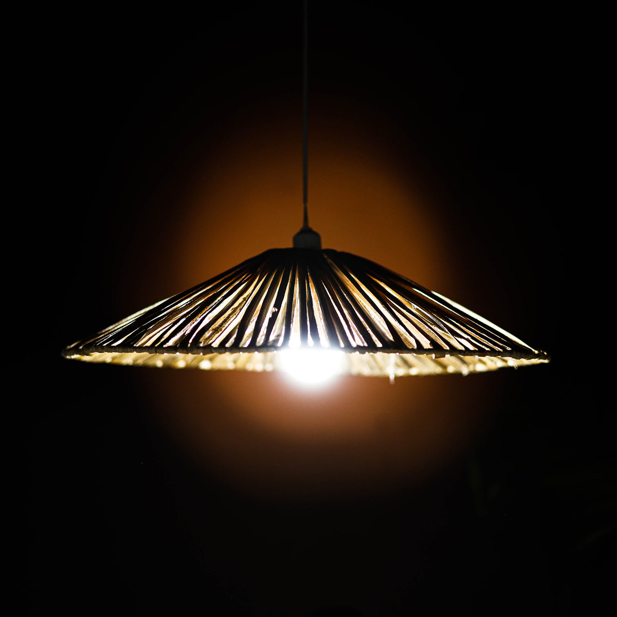 Greenkraft Solane Handcrafted Banana Fiber Lampshade for Home Decor 61
