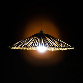 Greenkraft Solane Handcrafted Banana Fiber Lampshade for Home Decor 61