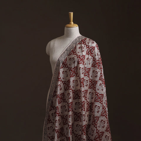 Bagh Hand Block Print Chanderi Silk Natural Dyed Handloom Fabric 01
