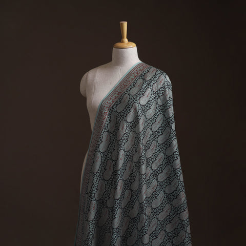 Bagh Hand Block Print Chanderi Silk Natural Dyed Handloom Fabric 04