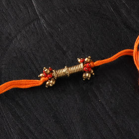 Tribal Dokra Brass Rakhi by Miharu 33