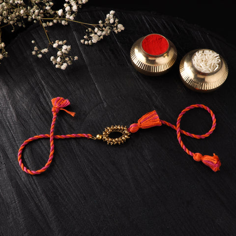 Tribal Dokra Brass Rakhi by Miharu 31
