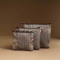 Handmade Cotton Utility Pouch Set 19