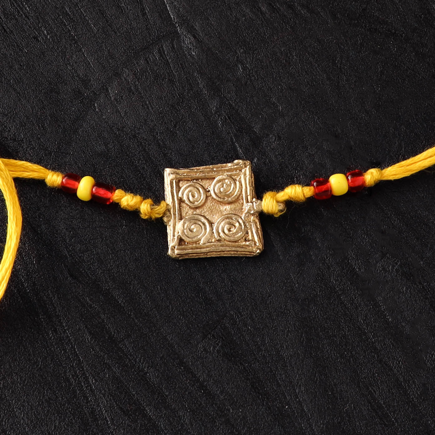 Tribal Dokra Brass Rakhi by Miharu 29