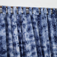 Blue - Tie & Dye Cotton Shibori Curtain for Door (Set of 2) 13