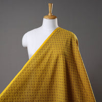 Yellow - Prewashed Cotton Jacquard Fabric 21