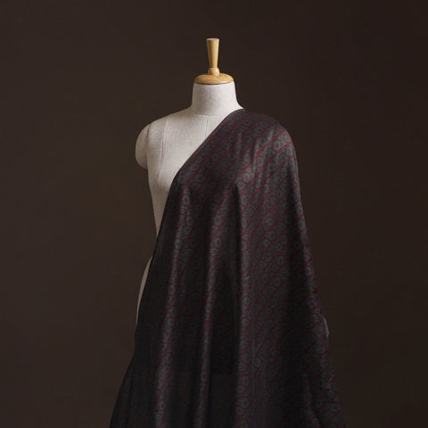 Bagh Hand Block Print Chanderi Silk Natural Dyed Handloom Fabric 10