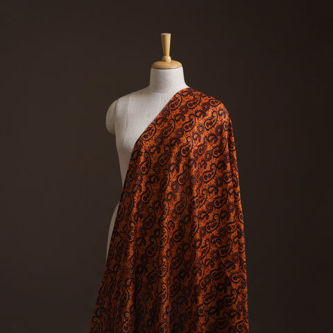 Bagh Hand Block Print Chanderi Silk Natural Dyed Handloom Fabric 13