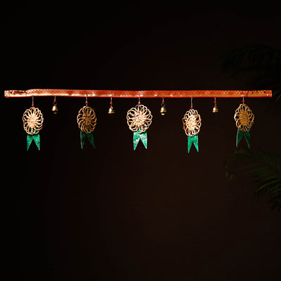 Greenkraft Pushp Handcrafted Banana Rope Toran for Home Decor 11