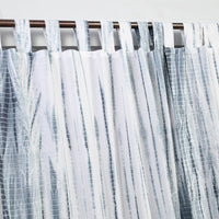 Grey - Tie & Dye Cotton Shibori Curtain for Door (Set of 2) 16