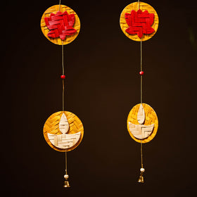 Greenkraft Jyoti Handcrafted Bamboo Toran for Home Decor (Set of 2) 13