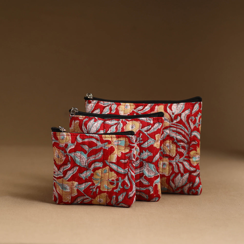 Handmade Cotton Utility Pouch Set 23