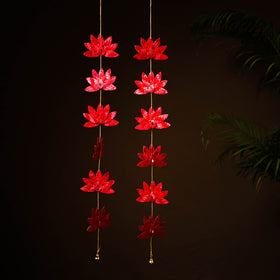 Greenkraft Lotus Handcrafted Bamboo Hangings (Set of 2) 17