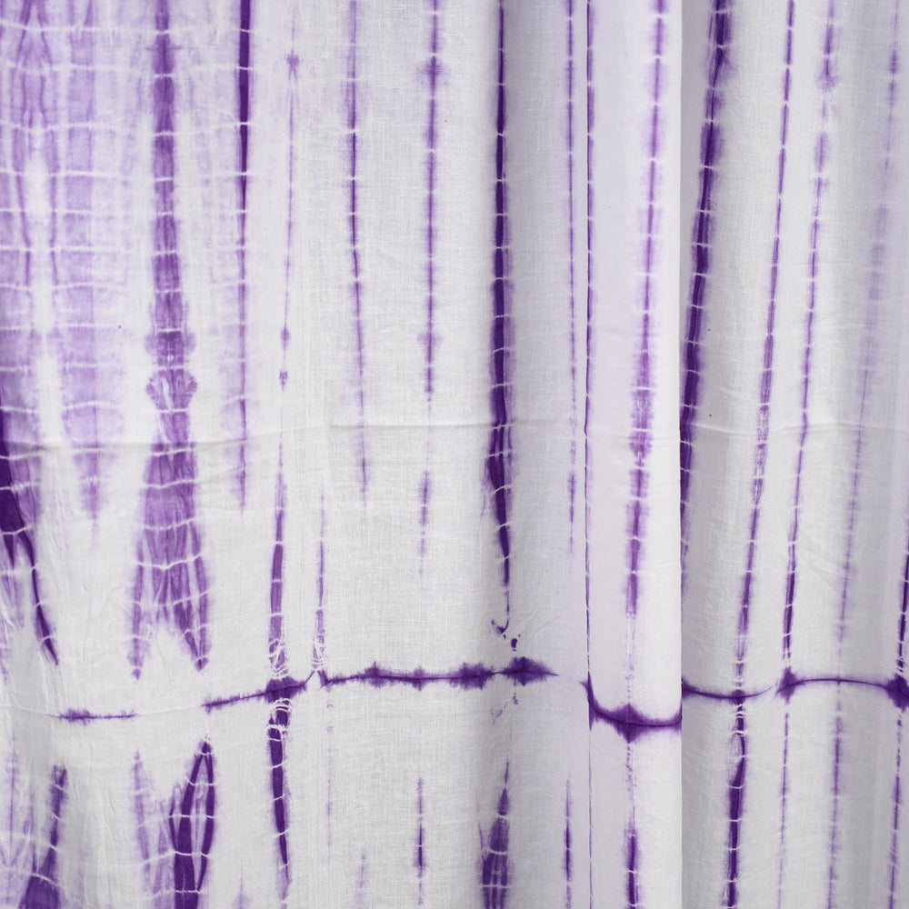 Purple - Tie & Dye Cotton Shibori Curtain for Door (Set of 2) 17