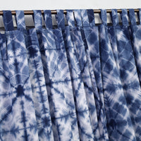 Blue - Tie & Dye Cotton Shibori Curtain for Door (Set of 2) 18